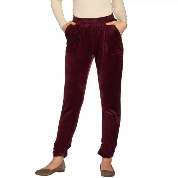 NWT Hot Hollywood Jogger Pants Pockets Ruched Ankle | Size 1X - Picture 1 of 12